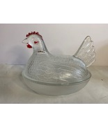 Vintage Hen on nest clear candy dish - £11.80 GBP