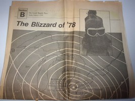 Grand Rapids Press The Blizzared Of ‘78 Feb 1978 - £3.13 GBP
