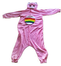 Care Bear Cheer Adult Halloween Costume Pajamas Cosplay See Measurements - $38.00