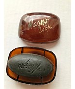 Vintage Magno La Toja Black Glycerin Soap 1 Small Bar - £6.36 GBP