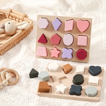 Children&#39;s Geometric Silicone Stacking Toys - £20.25 GBP