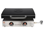 Stainless Steel Propane Gas Hood Portable, Flat Griddle Grill Station Fo... - $240.99