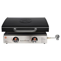 Stainless Steel Propane Gas Hood Portable, Flat Griddle Grill Station Fo... - $240.99