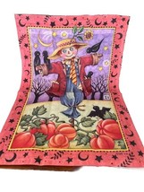 Fall Yard Flag Scarecrow Sunflowers JETMAX Free Shipping - $185.79 MXN