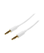 STARTECH.COM MU3MMMSWH 3M 3.5MM AUDIO MALE TO MALE STEREO MINI JACK CABL... - £27.45 GBP