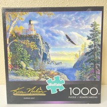 Buffalo Puzzle Jigsaw  Flying Eagle Split Rock Lighthouse Guiding Light ... - $9.89