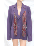 NWT EAST 5TH 3-PC BUSINESS SUIT WOMENS 12 TALL JACKET SKIRT PANTS PURPLE... - £30.29 GBP