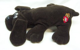 Tonka Vintage Pound Puppies Dark Brown Puppy Dog 9&quot; Plush Stuffed Animal 1985 - £15.96 GBP