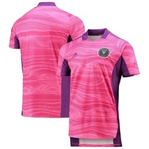 NWT men&#39;s small/S MLS Adidas Inter Miami CF GK SS Soccer jersey - £53.14 GBP