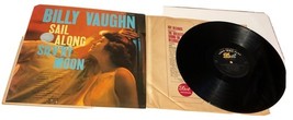 One 12&quot; 33RPM Vinyl Record Album Sail Along Silv&#39;ry Moon by Billy Vaugn ... - $2.87