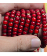 7-8 mm antiguo veneciano blanco corazón cuentas comercio hilo largo - $30.46