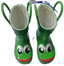 western chief frog green kids rain boots size 5 - £11.00 GBP