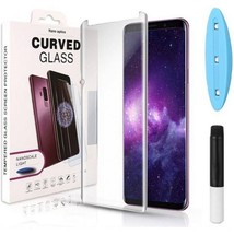 For Samsung S8/S9 UV Tempered Glass Screen Protector Kit - $8.56