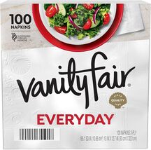Vanity Fair Everyday Paper Napkins, 100 Count, Soft and Smooth for Every... - $5.94