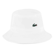 Lacoste Classic Bucket Hat Unisex Casual Cap Tennis Sports NWT RK212E53GWS001 - £57.47 GBP