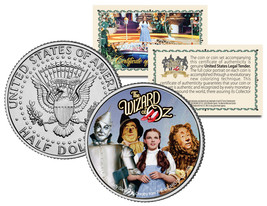 Wizard of Oz Cast on JFK  Kennedy Half Dollar US Coin *Officially Licensed* - £6.71 GBP