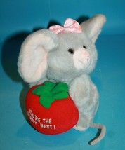 Russ Stuffed Animal You&#39;re the Berry Best Mouse 7&quot; Plush Strawberry 671 ... - $25.16