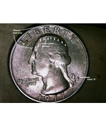 1977-D-Washington errors Quarter. Filled Mint Mark. 5.51gr. Cntr. wheel ... - $9.99