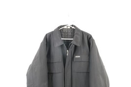 Vintage Ben Sherman Mens Size XL Quilt Lined Full Zip Chore Barn Jacket Black - £47.44 GBP