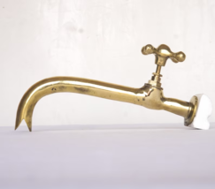 Moroccan Bronze Water Faucet, Vintage Brass Water Tap, Antique Bronze Water Spou - £94.00 GBP+