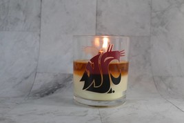 Color Changing! Washington State Cougars NCAA ThermoH Logo Candle - Reusable as  - £15.72 GBP