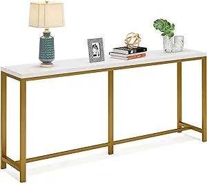 70.9 Inch Long Sofa Table, Narrow Console Table For Entryway Hallway - $220.99