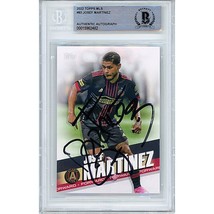 Josef Martinez Atlanta United Signed 2022 Topps MLS Soccer BGS On-Card Auto Slab - £69.08 GBP