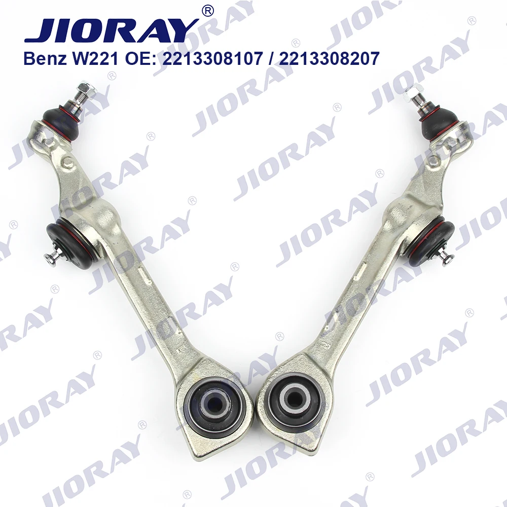 JIORAY Pair Front Lower Suspension Control Arm Straight For Mercedes Benz S Cl W - £553.07 GBP