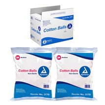 Dynarex Absorbent Cotton Balls For Skin Cleansing, Non‑Sterile Medium, 4... - $25.90