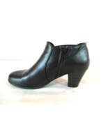 Croft &amp; Barrow Black Side Zip Ankle Boots Women&#39;s 6 M (SW1) - £18.85 GBP