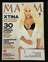 Maxim Magazine October 2013 - Christina Aguilera - 30 Freaky Horror Flicks - £3.72 GBP