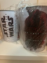 Star Wars VIII The Last Jedi Tin Buckets AMC Theaters Promo (Set of 2) Trash Bin - £15.17 GBP