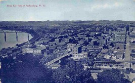 Panorama Parkersburg West Virginia 1908 postcard - £5.87 GBP