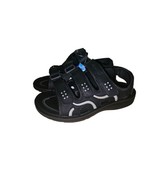 Aerosoft Womens Tawny Black Comfort Strap Sandals Sz 41 US 8 New With Tag - $15.20