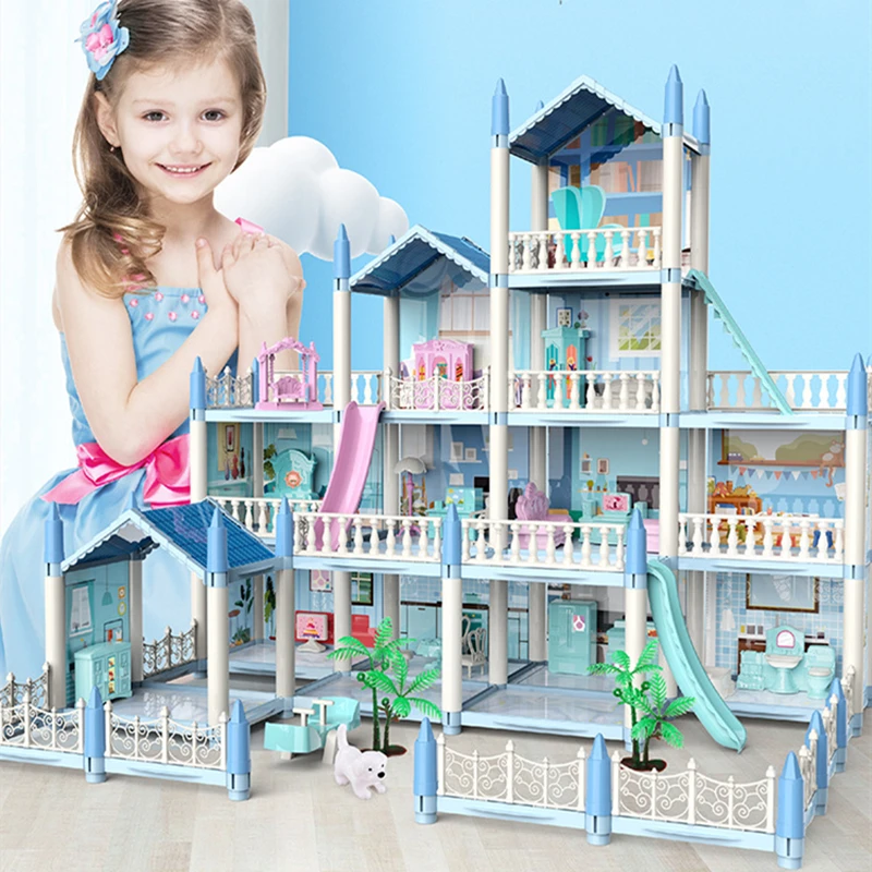 3D Assembly Doll House DIY Mini Model Girl Birthday Gift Toy House Children&#39;s - £44.95 GBP+