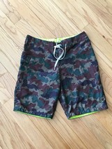 LOST ENTERPRISES Mayhem 91/93 Men&#39;s Size 30 Camo Board Swim Shorts - £19.01 GBP