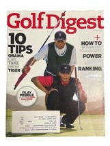 Tiger Woods Golf Digest Magazine January 2010 Barack Obama Can Take Tips - £13.89 GBP