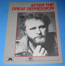 Razzy Bailey Sheet Music After The Great Depression Vintage 1983 Tree Pub. * - £11.84 GBP