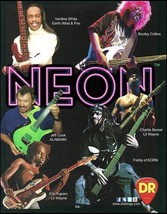 DR Neon Strings ad Korn Fieldy, Earth Wind &amp; Fire Verdine White, Bootsy ... - £2.86 GBP