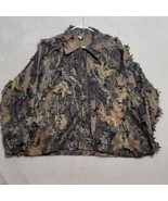 Mossy Oak 3D Camo Hunting Shirt Jacket Size M/L Long Sleeve Ghillie Sportex - $38.87