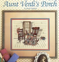 Vintage 1986 Aunt Verdi&#39;s Porch Paula Vaughan Cross Stitch Pattern Book 2 - $13.99