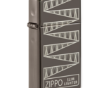 Zippo Lighter - Slim Black Ice 65th Anniversary - 49709 - £46.33 GBP