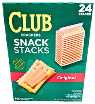 Kelloggs's Club Crackers Snack Original 24 Stacks EXP 08/2026 - $21.00