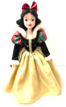 DISNEY Brass Key SNOW WHITE Porcelain 2003 Royal Holiday Edition 16&quot; Doll - £46.72 GBP