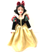 DISNEY Brass Key SNOW WHITE Porcelain 2003 Royal Holiday Edition 16&quot; Doll - £46.51 GBP
