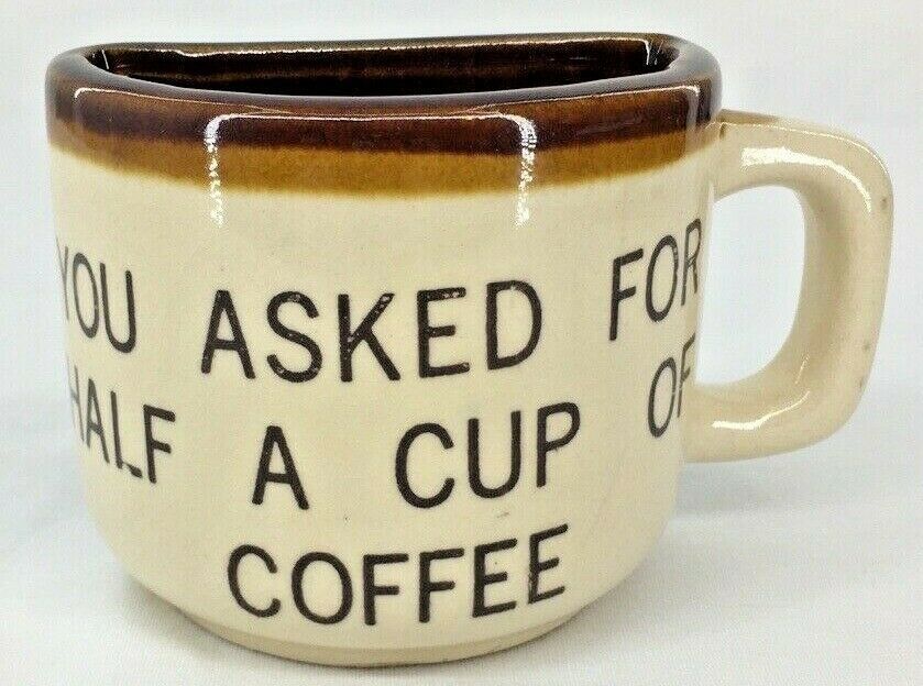 Vintage Tennessee Souvenir Mug You Asked For Half A Cup Of Coffee DISPLA... - $11.29