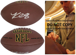 Kirk Cousins Signed Football Proof COA Autographed Atlanta Falcons Vikings - £158.75 GBP