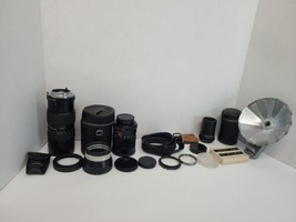 Vintage Camera Accessories Lot Of 18 Vivitar Macro Bushnell Etc.. - $29.69