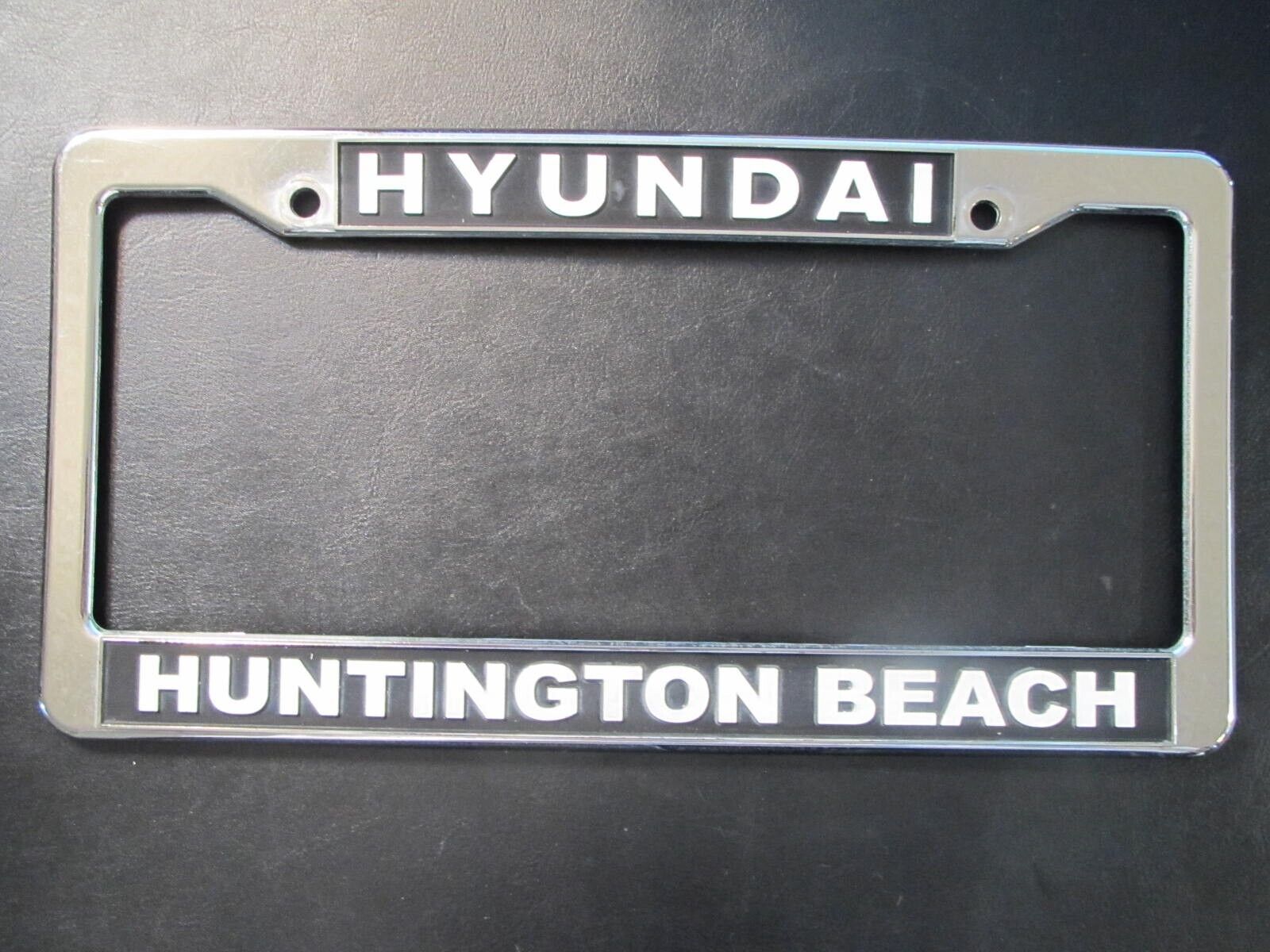 Hyundai Huntington Beach License Plate Frame Dealership Plastic - $23.10