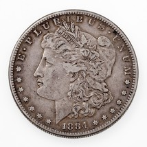 1884-S $1 Silver Morgan Dollar in Extra Fine XF Condition, Gray Color - £177.40 GBP